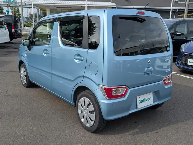 スズキ ワゴンＲ HYBRID FX 福井県 2020(令2)年 1.4万km フィズブルーパールメタリック 後方コーナーセンサー/スタッドレスタイヤ積込/純正カーオーディオ/衝突被害軽減システム/レーンキープアシスト/横滑り防止装置/盗難防止装置/アイドリングストップ/スマートキー/ダブルエアバッグ/純正ホイルキャップ/保証書・取説