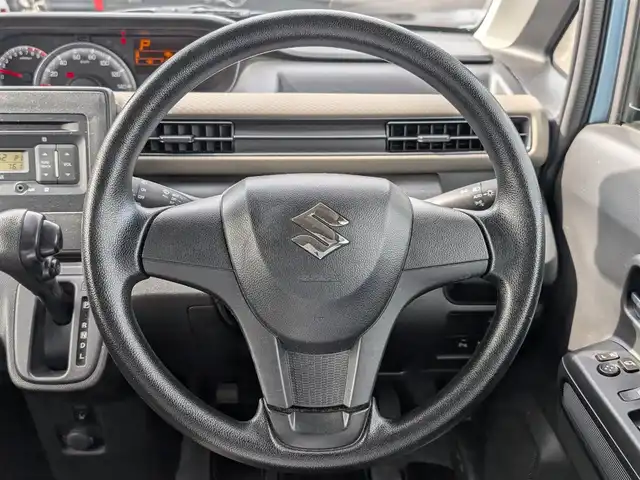 スズキ ワゴンＲ HYBRID FX 福井県 2020(令2)年 1.4万km フィズブルーパールメタリック 後方コーナーセンサー/スタッドレスタイヤ積込/純正カーオーディオ/衝突被害軽減システム/レーンキープアシスト/横滑り防止装置/盗難防止装置/アイドリングストップ/スマートキー/ダブルエアバッグ/純正ホイルキャップ/保証書・取説
