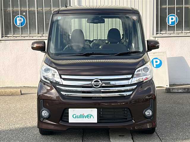 日産 デイズ ルークス ハイウェイスターX Gパッケージ 富山県 2014(平26)年 7.8万km モカブラウンP 純正ナビ/（フルセグTV・Bluetooth接続・DVD）/バックカメラ・全方位カメラ/ETC/フロアマット/ドアバイザー/アイドリングストップ/純正AWサマータイヤ積込/保証書/取扱説明書