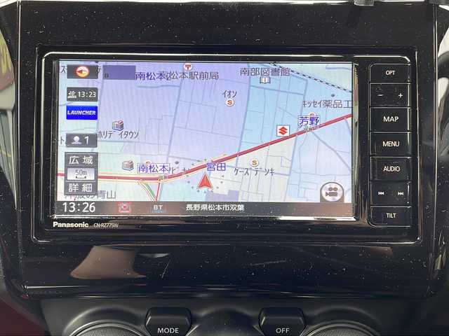 スズキ スイフト スポーツ 長野県 2022(令4)年 1.6万km フレイムオレンジパールメタリック/ブラック2トーンルーフ 6MT　/フルセグ　/メモリナビ　/クルーズコントロール　/プッシュスタート　/Bluetooth接続　/CD/DVD　/ドライブレコーダー　/シートヒーター　/ステアリングスイッチ　/LEDヘッドライト　/オートライト　/衝突軽減システム　/盗難防止　/横滑り防止　/スタッドレスタイヤ車載