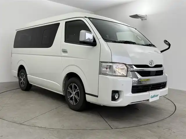 トヨタ ハイエース GL ロング 愛知県 2020(令2)年 3.3万km ホワイトパールクリスタルシャイン ナビ　/全方位カメラ　/フリップダウンモニター　/ＨＤＭＩ/USB/ビルトＥＴＣ２．０　/ドラレコ　/パワスラ　/オートハイビーム　/スマートキー　/電格ミラー　/ＣＤ／ＤＶＤ／ＢＴ　/フロアマット　/保証書/取説/スペアキー