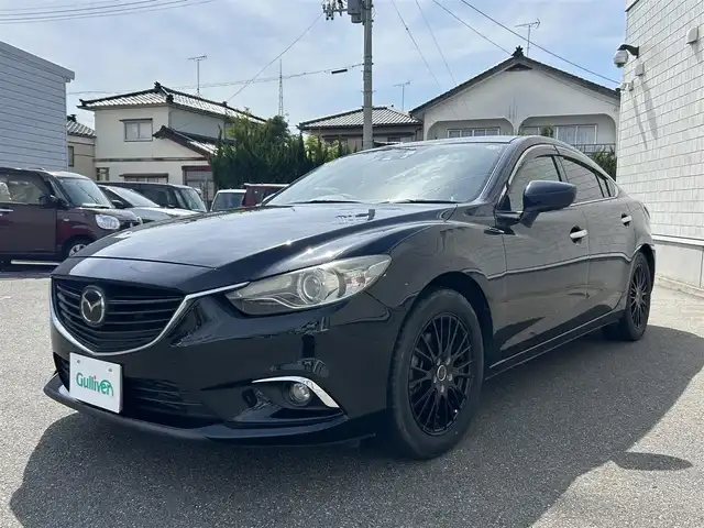 マツダ アテンザ セダン XD Lパッケージ 山形県 2014(平26)年 11.8万km ジェットブラックマイカ 6速マニュアル/取扱説明書/アイドリングストップ/クルーズコントロール/横滑り防止装置/D席/N席パワーシート/フルセグTV/純正SDナビ/FM/AM/Bluetooth/CD/DVD/USB/ETC/レザーシート/純正フロアマット
