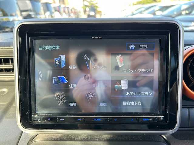 スズキ スペーシア ギア HYBRID XZターボ 大阪府 2020(令2)年 6.1万km デニムブルー ガンメタリック 2トーン 純正8インチナビ(フルセグ/Bluetooth/USB/DVD/CD)/両側パワースライドドア/アダプティブクルーズコントロール/衝突被害軽減システム/横滑り防止装置/レーンキープアシスト/コーナーセンサー/シートヒーター/純正LEDライト/フロントフォグランプ/ビルトインETC/ドライブレコーダー（前後）/スペアキー1本