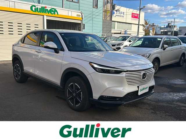 ホンダ ヴェゼル G 道央・札幌 2022(令4)年 1.8万km プラチナホワイトパール ディーラーOP　Gathersナビ/バックカメラ/寒冷地仕様/レーダー/ETC