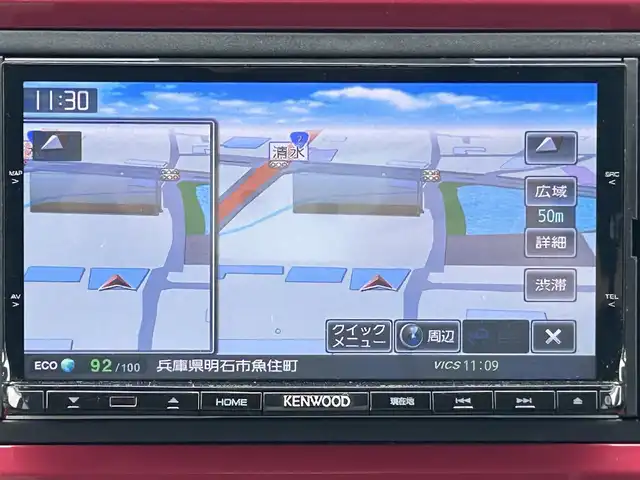 トヨタ パッソ モーダ 兵庫県 2017(平29)年 7.4万km パールホワイトⅢ ワンオーナー/プッシュスタート/ビルトインETC/バックカメラ/CD/DVD/SD/フルセグTV/社外１４インチAW(純正ホイール＋夏タイヤ積込)/アイドリングストップ/ステアリングリモコン/LEDヘッドライト/社外メモリーナビ/純正ドアバイザー/純正フロアマット