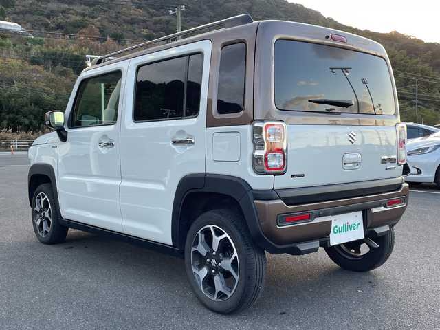 スズキ ハスラー Jスタイル Ⅱ 佐賀県 2022(令4)年 3.1万km ピュアホワイトパール/ウッディブラウン2トーンルーフ 純正8インチナビゲーション(Bluetooth/フルセグ/CD/DVD/)/アダクティブクルーズコントロール/バックカメラ/社外ドライブレコーダー(ZDR-015)/ETC/前席シートヒーター/後方コーナーセンサー/ルーフレール/衝突被害軽減装置/誤発進抑制/車線逸脱警報/純正15インチアルミホイール/LEDヘッドライト/フォグランプ/スマートキー