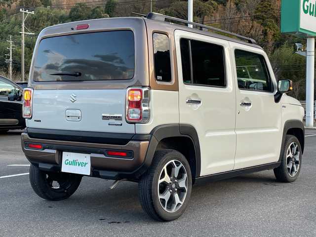 スズキ ハスラー Jスタイル Ⅱ 佐賀県 2022(令4)年 3.1万km ピュアホワイトパール/ウッディブラウン2トーンルーフ 純正8インチナビゲーション(Bluetooth/フルセグ/CD/DVD/)/アダクティブクルーズコントロール/バックカメラ/社外ドライブレコーダー(ZDR-015)/ETC/前席シートヒーター/後方コーナーセンサー/ルーフレール/衝突被害軽減装置/誤発進抑制/車線逸脱警報/純正15インチアルミホイール/LEDヘッドライト/フォグランプ/スマートキー
