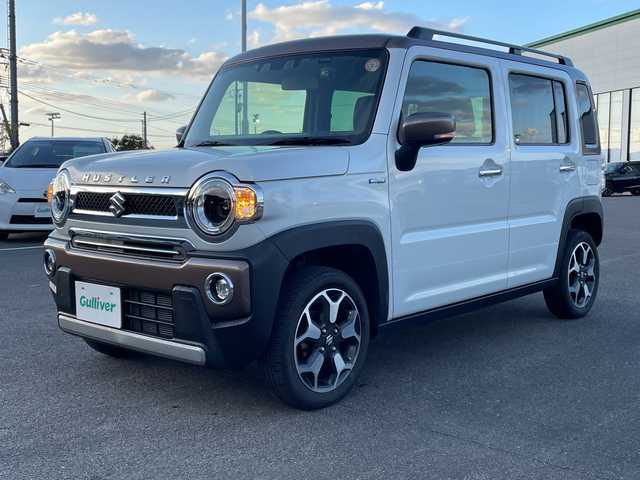 スズキ ハスラー Jスタイル Ⅱ 佐賀県 2022(令4)年 3.1万km ピュアホワイトパール/ウッディブラウン2トーンルーフ 純正8インチナビゲーション(Bluetooth/フルセグ/CD/DVD/)/アダクティブクルーズコントロール/バックカメラ/社外ドライブレコーダー(ZDR-015)/ETC/前席シートヒーター/後方コーナーセンサー/ルーフレール/衝突被害軽減装置/誤発進抑制/車線逸脱警報/純正15インチアルミホイール/LEDヘッドライト/フォグランプ/スマートキー