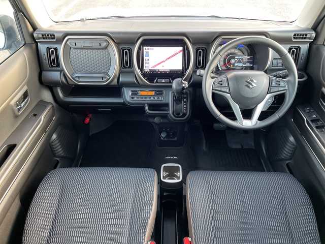 スズキ ハスラー Jスタイル Ⅱ 佐賀県 2022(令4)年 3.1万km ピュアホワイトパール/ウッディブラウン2トーンルーフ 純正8インチナビゲーション(Bluetooth/フルセグ/CD/DVD/)/アダクティブクルーズコントロール/バックカメラ/社外ドライブレコーダー(ZDR-015)/ETC/前席シートヒーター/後方コーナーセンサー/ルーフレール/衝突被害軽減装置/誤発進抑制/車線逸脱警報/純正15インチアルミホイール/LEDヘッドライト/フォグランプ/スマートキー