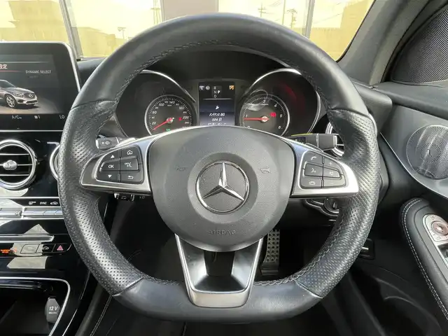 メルセデス・ベンツ ＧＬＣ２２０ d 4マチックスポーツ 本革 石川県 2018(平30)年 4.9万km 黒 アクティブステアリングアシスト/レーンキープアシスト/３６０°カメラ/HUD/BSM/アクティブブレーキアシスト/アテンションアシスト