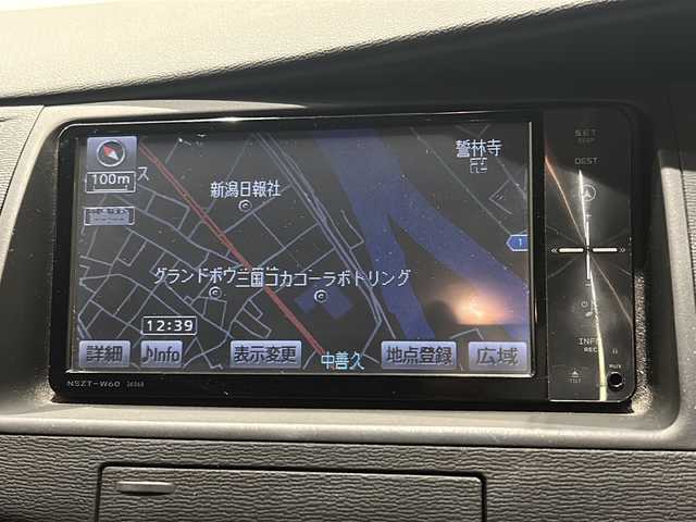 トヨタ アイシス プラタナ Vセレクション 新潟県 2011(平23)年 13.2万km ブラック 純正SDナビ/フルセグTV/バックカメラ/片側パワースライドドア /スマートキー/HIDヘッドライト/社外AW