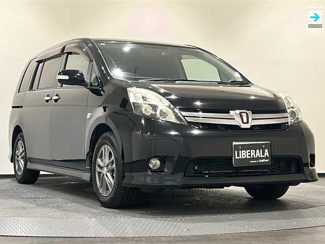 トヨタ アイシス プラタナ Vセレクション 新潟県 2011(平23)年 13.2万km ブラック 純正SDナビ/フルセグTV/バックカメラ/片側パワースライドドア /スマートキー/HIDヘッドライト/社外AW