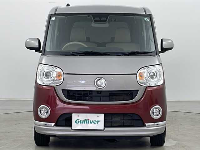 ダイハツ ムーヴ キャンバス G メイクアップ リミテッド　SAⅢ 道央・札幌 2019(平31)年 3.3万km スムースグレーマイカメタリック/ファイアークォーツレッドメタリック 2トーン ・４WD/・スマートアシスト/・社外ナビ（AVN-LS01）/・BT/CD/DVD/フルセグTV/・アラウンドビューモニター/・両側パワースライドドア/・LEDヘッドライト/・オートライト/・オートマチックハイビーム/・プッシュスタート/・スマートキー/・社外エンジンスターター/・ETC/・アイドリングストップ/・取扱説明書/・保証書/・積込サマータイヤ