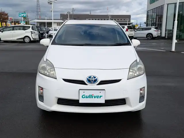 トヨタ プリウス L 福井県 2009(平21)年 10.3万km スーパーホワイトⅡ 純正メモリナビ/AM/FM/ワンセグ/BT/CD/バックカメラ/アイドリングストップ/横滑り防止装置/盗難防止装置/ETC/純正フロアマット/ダブル＋サイドエアバッグ/カーテンエアバッグ/オートライト/スマートキー/純正ホイルキャップ