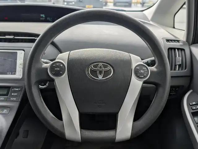 トヨタ プリウス L 福井県 2009(平21)年 10.3万km スーパーホワイトⅡ 純正メモリナビ/AM/FM/ワンセグ/BT/CD/バックカメラ/アイドリングストップ/横滑り防止装置/盗難防止装置/ETC/純正フロアマット/ダブル＋サイドエアバッグ/カーテンエアバッグ/オートライト/スマートキー/純正ホイルキャップ