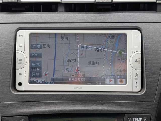 トヨタ プリウス L 福井県 2009(平21)年 10.3万km スーパーホワイトⅡ 純正メモリナビ/AM/FM/ワンセグ/BT/CD/バックカメラ/アイドリングストップ/横滑り防止装置/盗難防止装置/ETC/純正フロアマット/ダブル＋サイドエアバッグ/カーテンエアバッグ/オートライト/スマートキー/純正ホイルキャップ