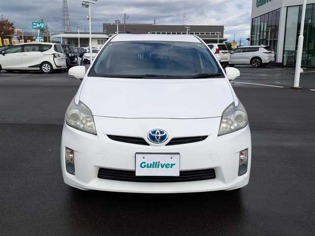 トヨタ プリウス L 福井県 2009(平21)年 10.3万km スーパーホワイトⅡ 純正メモリナビ/AM/FM/ワンセグ/BT/CD/バックカメラ/アイドリングストップ/横滑り防止装置/盗難防止装置/ETC/純正フロアマット/ダブル＋サイドエアバッグ/カーテンエアバッグ/オートライト/スマートキー/純正ホイルキャップ