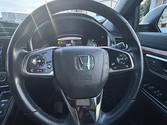 ホンダ ＣＲ－Ｖ ハイブリッド e:HEV EX 静岡県 2021(令3)年 10.4万km クリスタルブラックパール ワンオーナー /ホンダセンシング/衝突軽減ブレーキ　ACC/レーンアシスト ブラインドスポットモニター/ギャザズナビフルセグTV Bluetooth CarPlay対応/VRU-2150Vi/バックカメラ/ハーフレザーシート /シートヒーター /運転席メモリーパワーシート/LEDヘッドライト/ステアリングヒーター/ドライブレコーダー/DSRCETC/スマートキーx2