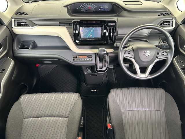スズキ ソリオ HV MZ 宮城県 2021(令3)年 3.6万km スーパーブラックパール 4WD/社外メモリナビ/（CD/DVD/Bluetooth/AM/FM）/フルセグTV/ビルトインETC/両側パワースライドドア/バックカメラ/クルーズコントロール/アイドリングストップ/LEDヘッドライト/衝突軽減ブレーキ/レーンキープアシスト/オートライト/スマートキー/横滑り防止装置