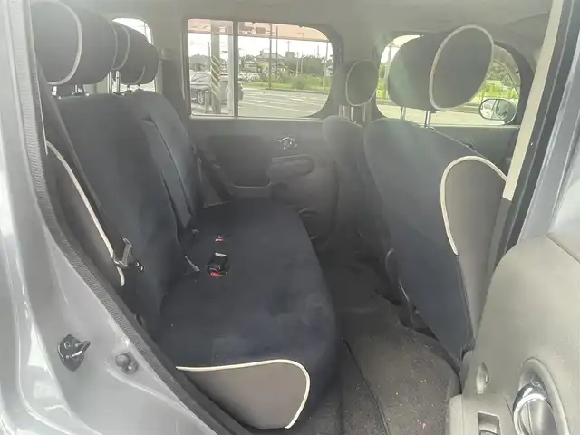 日産 キューブ 15X インディゴ+プラズマ 神奈川県 2012(平24)年 8.7万km ビームグレー キセノンヘッドライト/純正ナビ（MM312D-W）/CD・FM・AM・フルセグTV/ＥＴＣ/電動格納ミラー/ＡＡＣ/スマートキー/スペアキー/プッシュスタート/保証書/取説説明書