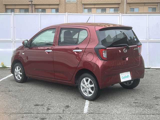 ダイハツ ミラ イース X リミテッド SAⅢ 長野県 2020(令2)年 2.7万km ファイアークォーツレッドM 4WD/社外メモリナビ（型番：CN-BR300B）/・SD/・CD/・BT/バックカメラ/クリアランスソナー/衝突被害軽減システム/コーナーセンサー（前後）/LEDヘッドライト/オートマチックハイビーム/アイドリングストップ/横滑り防止/ETC/純正フロアマット/サマータイヤ積み込み/保証書/取扱説明書