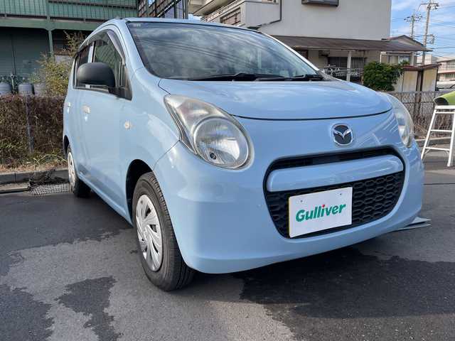 マツダ キャロル エコ L 神奈川県 2014(平26)年 8.6万km エアブルーメタリック 純正ＳＤナビ　（エクリプス　CA9TD)/ＣＤ　/ワンセグＴＶ　/スペアキー１本　/リモコンキー　　/ＡＢＳ　/純正フロアマット　/Ｗエアバッグ　/パワーステアリング　/パワーウィンドウ　/アイドリングストップ　/ＡＣ