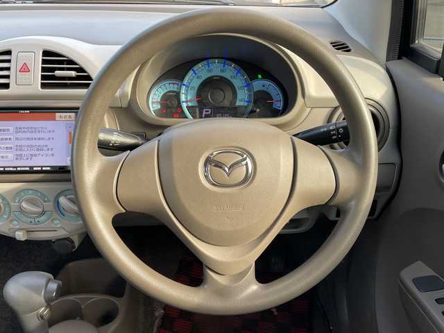 マツダ キャロル エコ L 神奈川県 2014(平26)年 8.6万km エアブルーメタリック 純正ＳＤナビ　（エクリプス　CA9TD)/ＣＤ　/ワンセグＴＶ　/スペアキー１本　/リモコンキー　　/ＡＢＳ　/純正フロアマット　/Ｗエアバッグ　/パワーステアリング　/パワーウィンドウ　/アイドリングストップ　/ＡＣ