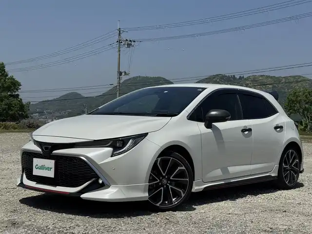 トヨタ カローラ スポーツ G Z 兵庫県 2020(令2)年 4.2万km ホワイトパールクリスタルシャイン TRDエアロ(F S RU)/TOM`Sリアルーフスポイラー/柿本改マフラー/前後ドラレコ/純正ナビ/バックカメラ/Bluetooth接続可/レーダークルーズコントロール/レーントレーシングアシスト/ETC/AUTOハイビーム