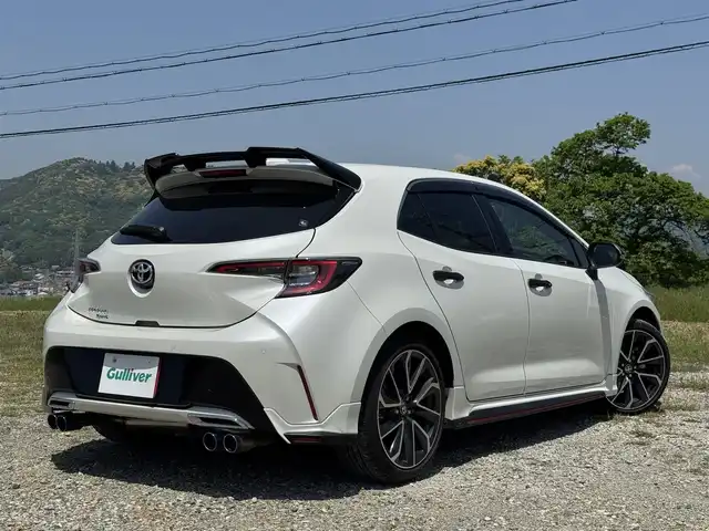 トヨタ カローラ スポーツ G Z 兵庫県 2020(令2)年 4.2万km ホワイトパールクリスタルシャイン TRDエアロ(F S RU)/TOM`Sリアルーフスポイラー/柿本改マフラー/前後ドラレコ/純正ナビ/バックカメラ/Bluetooth接続可/レーダークルーズコントロール/レーントレーシングアシスト/ETC/AUTOハイビーム