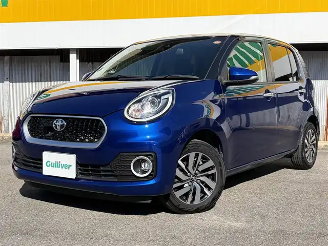 トヨタ パッソ モーダ　Gパッケージ 三重県 2018(平30)年 12.3万km ブラックマイカメタリック/ディープブルークリスタルマイカ ワンオーナー　/スマートアシストII/　・衝突警報機能(対車両・対歩行者)/　・衝突回避支援ブレーキ機能(対車両)/　・誤発進抑制制御機能/　・後方誤発進抑制制御機能/　・車線逸脱警報機能/　・先行者発進お知らせ機能/純正ナビ/　・Bluetooth/　・DTV/　・DVD/CD再生/　・録音/黒ルーフ/スマートキー/プッシュスタート/LEDヘッドライト/LEDフォグライト/オートライト/オートリトラクタブルミラー/ウィンカーミラー/ビルトインETC/革巻きステアリング/ステアリングスイッチ/アイドリングストップ/プライバシーガラス/フロアマット/横滑り防止機能/サイド/カーテンエアバック