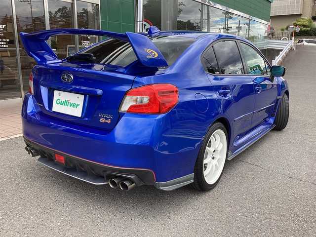 スバル ＷＲＸ Ｓ４ 2．0GT‐S アイサイト 奈良県 2015(平27)年 4.6万km WRブルーパール /ワンオーナー/入庫時走行46033ｋｍ/純正ナビ・CD・DVD・SD・BT・フルセグTV/サイド・バックカメラ/ETC/アイサイトバージョン3/レーダークルーズコントロール/ブラインドスポットモニター/ハーフレザーシート/前席パワーシート/社外レーダー/LEDオートライト/パドルシフト/純正フロアマット/スマートキー×2個/STIスポイラー/社外18インチAW（WORKEMOTION）/保証書・取扱説明書