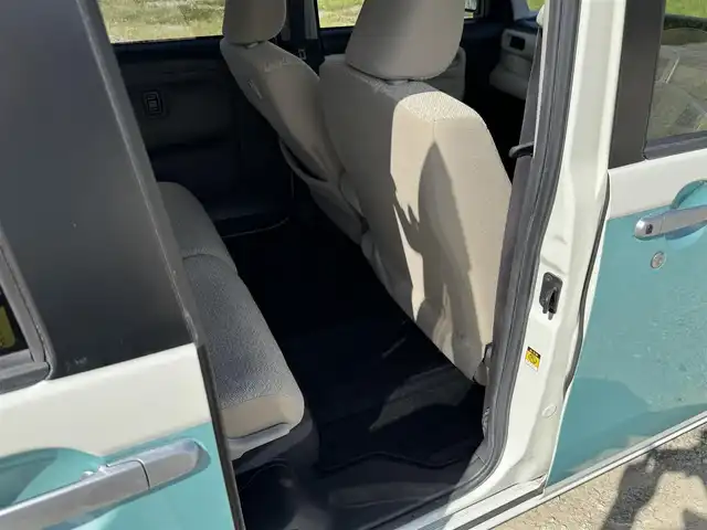 ダイハツ ムーヴ キャンバス X SA Ⅲ 兵庫県 2018(平30)年 3.8万km パールホワイトⅢ/ファインミントメタリック 2トーン 純正8インチナビ/フルセグテレビ/バックモニター/ドラレコ/ETC/スマートアシスト3/オートハイビーム