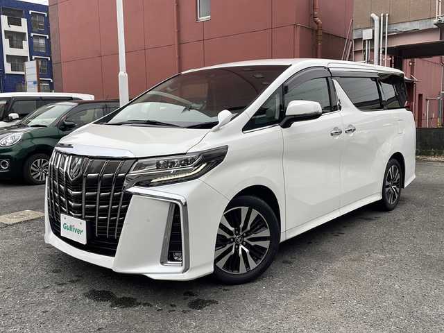 トヨタ アルファード S Cパッケージ 宮崎県 2019(令1)年 3.2万km ホワイトパールクリスタルシャイン SDナビ Bluetooth バックカメラ フルセグTV 両側パワースライドドア 後席用モニター ハンドルヒーター ETC 前席シートヒーター 全席パワーシート 前後コーナーセンサー CDチェンジャー ムーンレール 後ろ窓全てカーテン付き 純正アルミホイール 純正フロアマット LEDライト オートライト オートハイビーム 衝突軽減システム パワーウィンドウ パワーステアリング