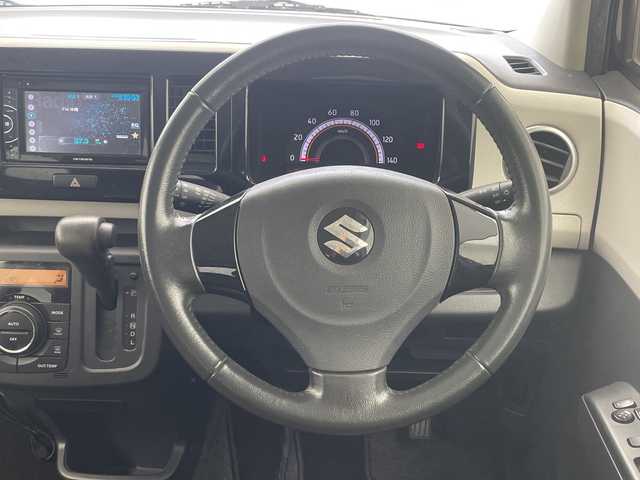 スズキ ＭＲワゴン X 沖縄県 2013(平25)年 3.5万km ブルーイッシュブラックパール3 社外ディスプレイオーディオ(FH-780DVD)/　(CD/DVD FM/AM)/プッシュスタート　/スマートキー　/スペアキー　/アイドリングストップ　/純正フロアマット　/ドアバイザー　/ベンチシート　/パワーステアリング　/パワーウィンドウ/純正フロアマット