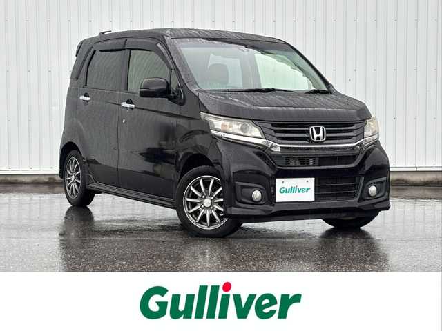 ホンダ Ｎ ＷＧＮ カスタム G 滋賀県 2015(平27)年 6.2万km プレミアムゴールドパープルパール 純正インターナビ/・AM/FM/・CD/DVD/・SD/USB/・Bluetooth/・ワンセグTV/バックカメラ/ステアリングスイッチ/革巻きステアリング/クルーズコントロール/シティブレーキアクティブシステム/ETC/前方ドライブレコーダー/オートマチックヘッドライト/HIDヘッドライト/フォグランプ/電動格納ミラー