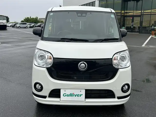 ダイハツ ムーヴ キャンバス G ブラックアクセント リミテッド SAⅢ 奈良県 2019(令1)年 6.1万km パールホワイトⅢ 純正ナビ　/フルセグＴＶ　/BT/CD/DVD/SD/両側パワースライドドア　/ＥＴＣ　/ドライブレコーダー　/ＬＥＤヘッドライト　/オートマチックハイビーム　/衝突被害軽減システム　/スマートキー　/クリアランスソナー　/アイドリングストップ/フォグライト/スペアキー有