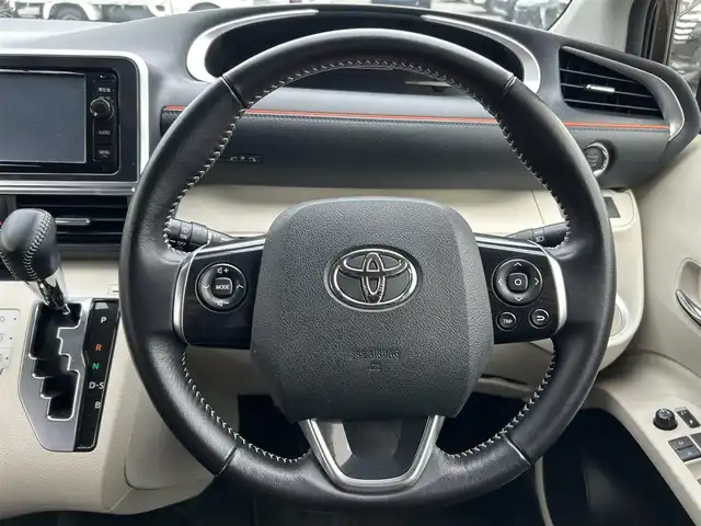 トヨタ シエンタ G 新潟県 2015(平27)年 13万km ヴィンテージブラウンパールクリスタルシャイン 純正ナビ【BT/フルセグTV/FM・AM】/バックカメラ/衝突軽減/両側パワースライド/オートライト/純正フロアマット/社外アルミホイール/革巻きステアリング/ステイリングスイッチ/ETC/スマートキー/プッシュスタート