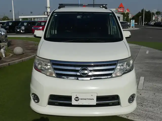 日産 セレナ ハイウェイスター 千葉県 2010(平22)年 17.5万km ホワイトパール 両側パワースライドドア/純正HDDナビ/地デジTV/【CD再生機能　Bluetooth接続】/バックカメラ/ETC/HID/フォグライト/ウインカーミラー/純正16インチアルミホイル/インテリジェントキー