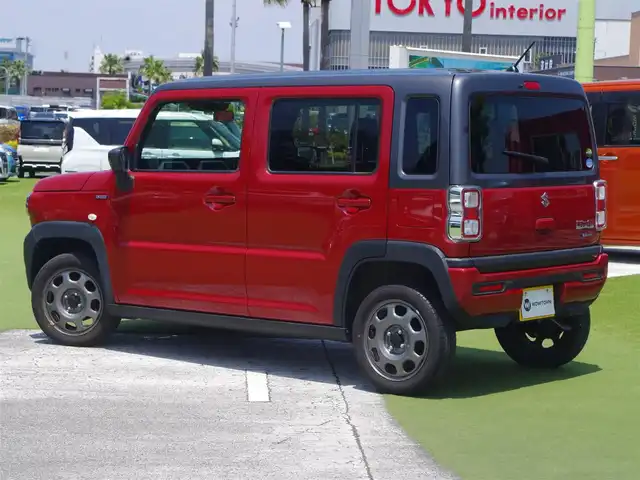 スズキ ハスラー HYBRID G 千葉県 2020(令2)年 1.3万km フェニックスレッドパール/ガンメタリック2トーンルーフ デュアルカメラブレーキサポート/アイドリングストップ/純正メモリーナビ/地デジTV/【DVD/CD再生機能　Bluetooth接続】/【Apple CarPlay　Android Auto対応】/全方位モニター/前席シートヒーター/ETC/リアコーナーセンサー/純正15インチアルミホイル/サイド/カーテンエアバッグ/携帯リモコン
