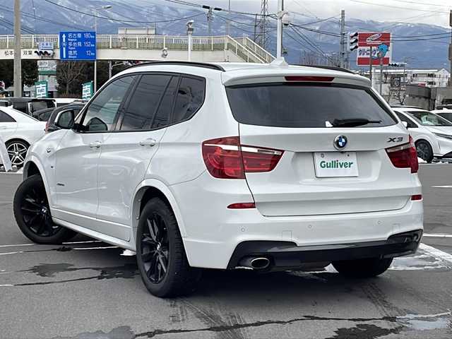 ＢＭＷ Ｘ３ xDrive20d Mスポーツ 長野県 2016(平28)年 8万km パール 4WDターボ/BMW純正HDDナビ/FM・AM・DVD・CD・フルセグテレビ/Bluetooth Audio/バックカメラ/純正18インチアルミホイール/サマータイヤAW積み込み/クルーズコントロール/パワーバックドア/シートヒーター/レザーシート/パワーシート/パドルシフト/プッシュスタート/スマートキー/スペア1本