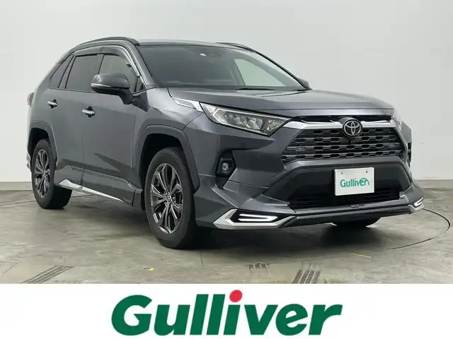 トヨタ ＲＡＶ４ G 岡山県 2023(令5)年 3.8万km グレーメタリック モデリスタエアロ（前/横/後下）/パノラミックビューモニター/デジタルインナーミラー/純正１０．５インチディスプレイオーディオ/【ナビ/フルセグTV/BT/Carplay/HDMI】/パワーバックドア/プリクラッシュセーフティ/ドライブレコーダー（前後）/運転席パワシート/シートメモリー/前席シートヒーター/ステアリングヒーター/ブラインドスポットモニター/ビルトインETC2.0/LEDヘッドライト/LEDフォグランプ/オートブレーキホールド