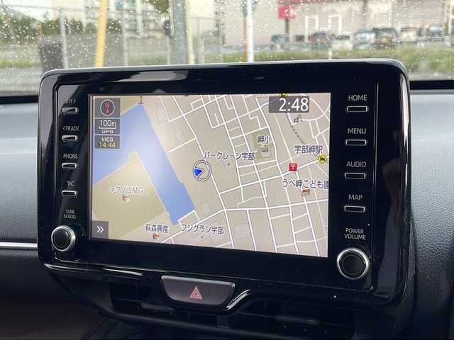 トヨタ ヤリスクロス Z 山口県 2021(令3)年 3.6万km ブラックマイカ ワンオーナー/純正ディスプレイオーディオ/・コネクティッドナビ/・Bluetooth接続/・フルセグTV/バックカメラ/ビルトインETC/Toyota Safety Sense/・プリクラッシュセーフティ/・レーントレーシングアシスト/・ロードサインアシスト/・レーダークルーズコントロール/・先行車発進告知機能/・ブラインドスポットモニター/・クリアランスソナー/・リヤクロストラフィックアラート/・パーキングサポートブレーキ/・ドライブモードセレクトスイッチ/・オートマッチ九ハイビーム/純正フロアマット/USB入力端子/スマートキー/プッシュスタート/スペアキー1本/ハーフレザーシート/シートヒーター/純正LEDライト/純正18インチアルミホイール/ドアバイザー/ウィンカーミラー/取扱説明書/保証書