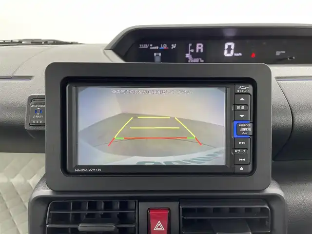 ダイハツ タント X 群馬県 2021(令3)年 2.7万km シャイニングホワイトパール 純正ナビ　バックカメラ　片側電動スライドドア　衝突被害軽減ブレーキ　レーンアシスト　クリアランスソナー　ＬＥＤヘッドランプ　オートマチックハイビーム　前席シートヒーター　ＥＴＣ　ＵＳＢ入力端子　禁煙