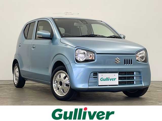 スズキ アルト X 秋田県 2014(平26)年 9.9万km フィズブルーパールメタリック 4WD/レーダーブレーキサポート　/純正オーディオ　/　　CD/前席シートヒーター　/社外１４インチアルミホイール　/アイドリングストップ　/横滑り防止装置　/盗難防止装置/ハロゲンライト　/社外フロアマット　/スマートキー　/ETC