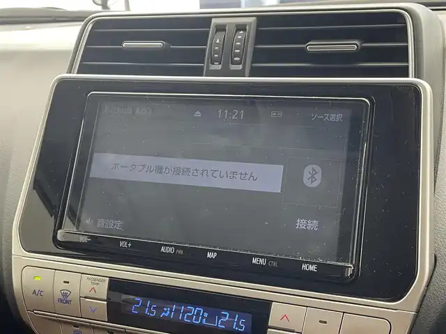トヨタ ランドクルーザー プラド TX-L 70thアニバーサリーLTD 滋賀県 2022(令4)年 4.3万km ブラック 純正9インチナビ/【Bluetooth/CD/DVD/フルセグTV】/茶レザーシート/サンルーフ/バックカメラ/クリアランスソナー/追従クルーズコントロール/LEDヘッドライト/オートマチックハイビーム/衝突軽減ブレーキ/D/Nパワーシート/D/Nシートヒーター/D/Nシートベンチレーション/ビルトインETC2.0/MTモード付AT/純正フロアマット/プッシュスタート/スマートキー/ステアリングリモコン