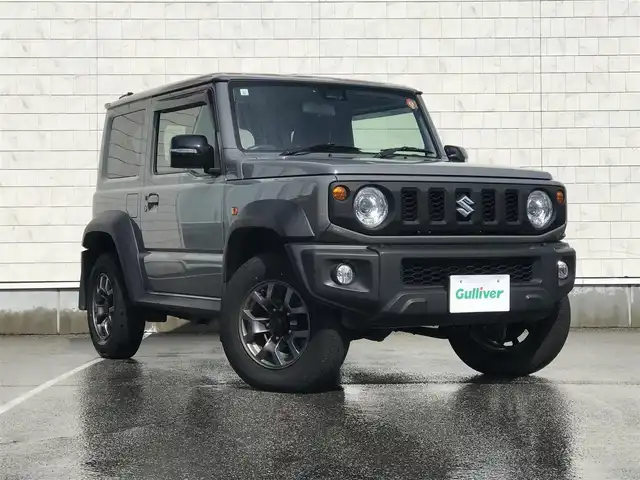 スズキ ジムニー シエラ JC 富山県 2023(令5)年 2.6万km ミディアムグレー 4WD/衝突被害軽減ブレーキ/レーンキープアシスト/クルーズコントロール/プッシュスタート/スマートキー/LEDヘッドライト/オートライト/シートヒーター/ダウンヒルアシストコントロール/革巻きステアリング/背面タイヤ/ウインカーミラー/フォグランプ
