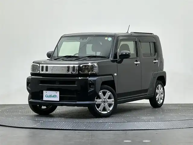 ダイハツ タフト G 愛媛県 2020(令2)年 1.6万km ブラックマイカメタリック ・ワンオーナー/・純正ナビ(NMZN-W72D)/(フルセグ/CD/DVD/BT)/・スマートアシスト/・アイドリングストップ/・ブレーキホールド/・D/N席シートヒーター/・ガラスルーフ/・純正ドライブレコーダー(DRN-H70N)/・純正15インチアルミホイール/・純正フロアマット/・ステアリングリモコン/・ドアバイザー/・取扱説明書/・保証書