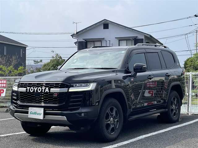 トヨタ ランドクルーザー GRスポーツ 静岡県 2021(令3)年 4.2万km ブラック ~JBLサウンド~/ユーザー買取車両/ワンオーナー/純正MOPナビ/　【CD/DVD/BT/地デジフルセグTV】/純正LEDヘッドライト/純正18インチAW/サンルーフ/本革シート/プリクラッシュセーフティシステム/レーダークルーズコントロール/レーンキープアシスト/フロントセンターリアデフロック/本革シート/ベンチレーション＆シートヒーター/ヘッドアップディスプレイ/パノラミックビューモニター/バックカメラ/ドライブレコーダー/ETC2.0/クールボックス/パワーバックドア/AC100V電源/オートホールド/電動パーキングブレーキ/クリアランスソナー/ルーフレール/USBポート/新車時保証書/社外セキュリティ/スペアキー×1