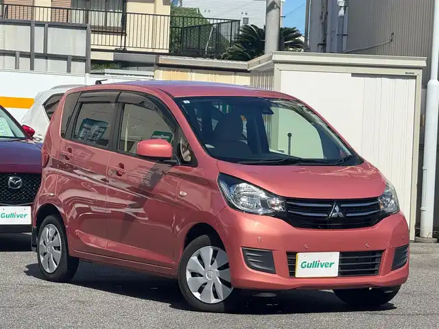 三菱 ｅＫワゴン Meーアシスト プラスエディション 愛知県 2018(平30)年 4.4万km コーラルピンクマイカ /特別仕様車//禁煙車//純正ナビ//フルセグ/Bluetooth/MSV/CD/DVD/SD/AUX//バックカメラ//ETC//D席シートヒーター//衝突被害軽減ブレーキシステム（FCM）//踏み間違い衝突防止アシスト//アイドリングストップ//ASC//ステアリングリモコン//チルトハンドル//キーレス//スペアキー//純正フロアマット//純正ドアバイザー//マッドガード//オートリトラクタブルミラー//シートリフター//取扱説明書//保証書//ナビ取扱説明書//点検整備記録簿H30.R1.2.4.5