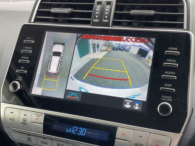 トヨタ ランドクルーザー プラド TX Lパッケージ 福岡県 2021(令3)年 3.6万km ホワイトパールクリスタルシャイン 純正ナビ機能付きディスプレイオーディオ/（AM/FM/USB/BT/Apple CarPlay/フルセグ）/全方位カメラ/モデリスタエアロ（F/S/R)/レーダークルーズコントロール/プリクラッシュセーフティ/ロードサインアシスト/前後コーナーセンサー/レーンキープアシスト/ワンオーナー/ETC2.0/純正フロアマット/レザーシート/D+Nパワーシート/D+N席シートヒーター/エアシート/純正17インチアルミホイール/前後ドライブレコーダー/オートライト/LEDヘッドライト/オートハイビーム
